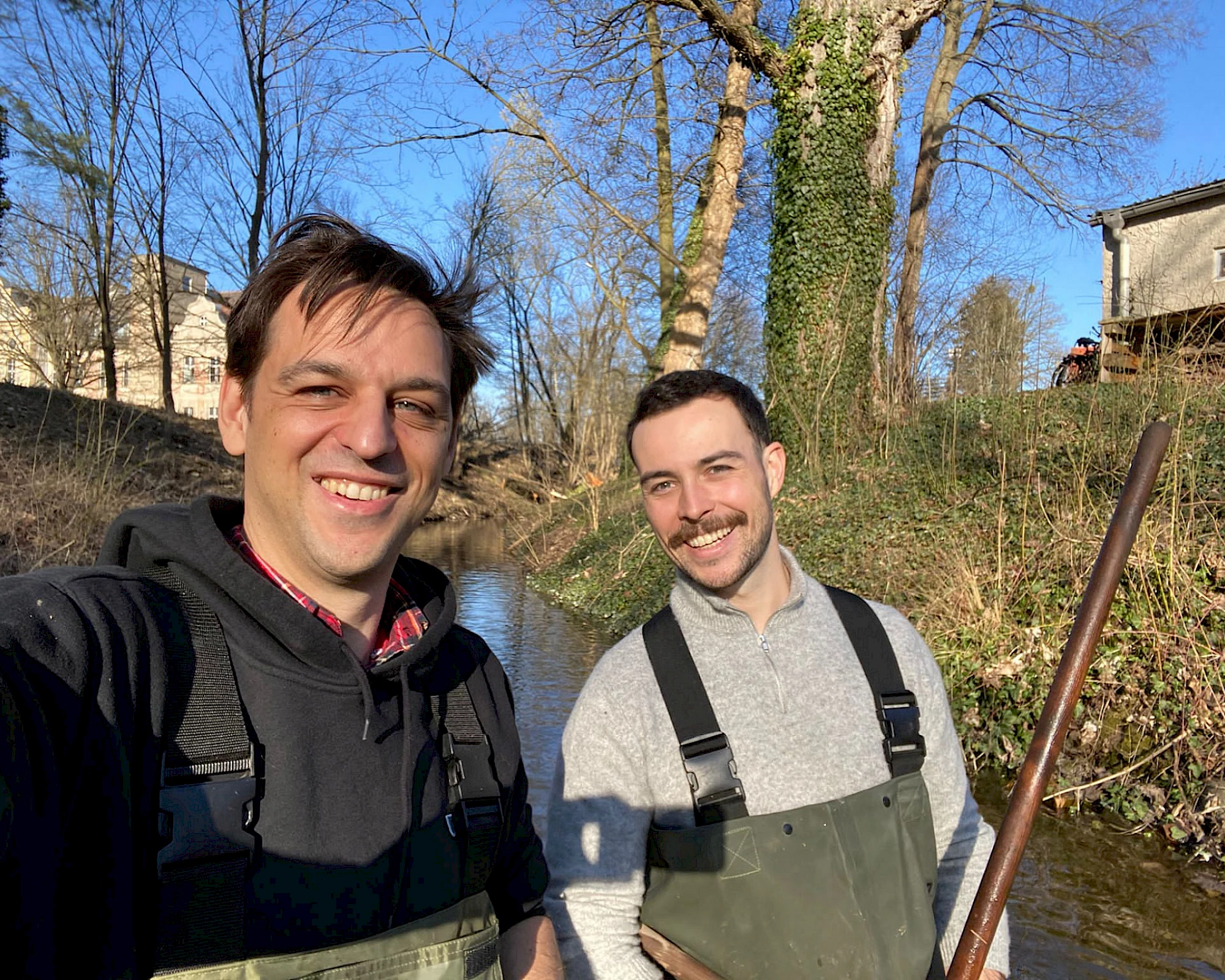 Fr&uuml;hjahrsputz am Schloss F&uuml;rstenberg/Havel