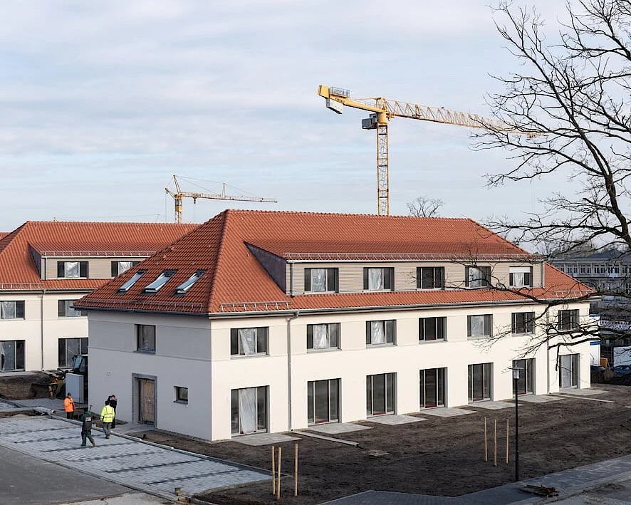 Muster-Townhouse in der G.O.L.D&reg; fast fertig!