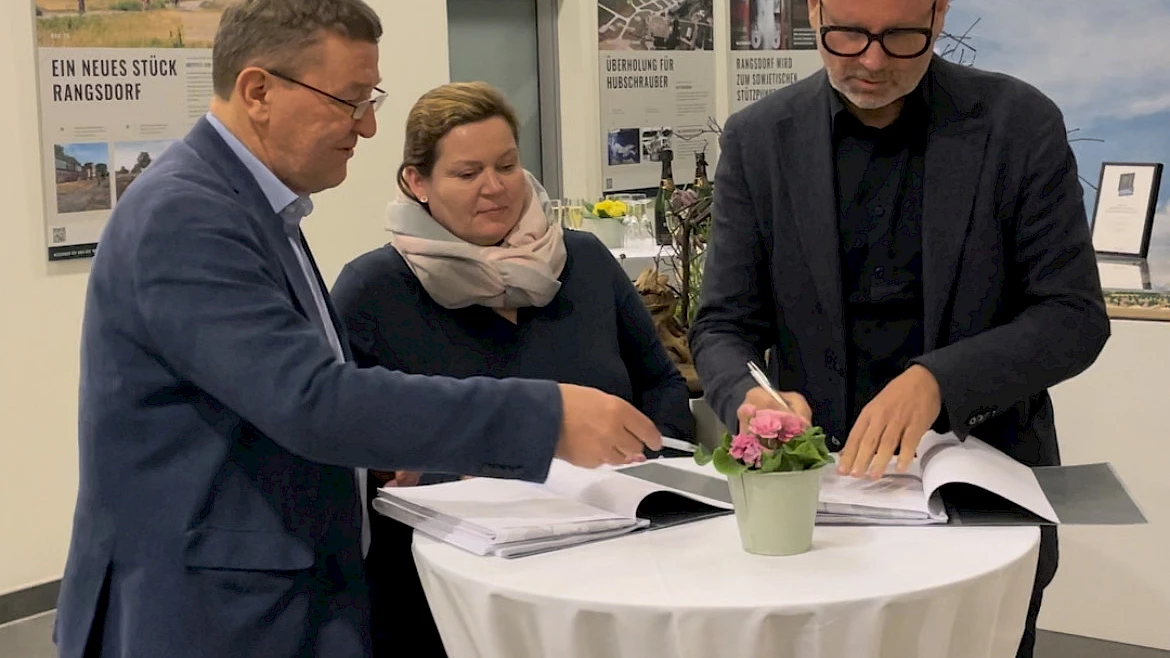 Etappenziel erreicht: St&auml;dtebaulicher Vertrag f&uuml;r BUC-36 unterzeichnet!