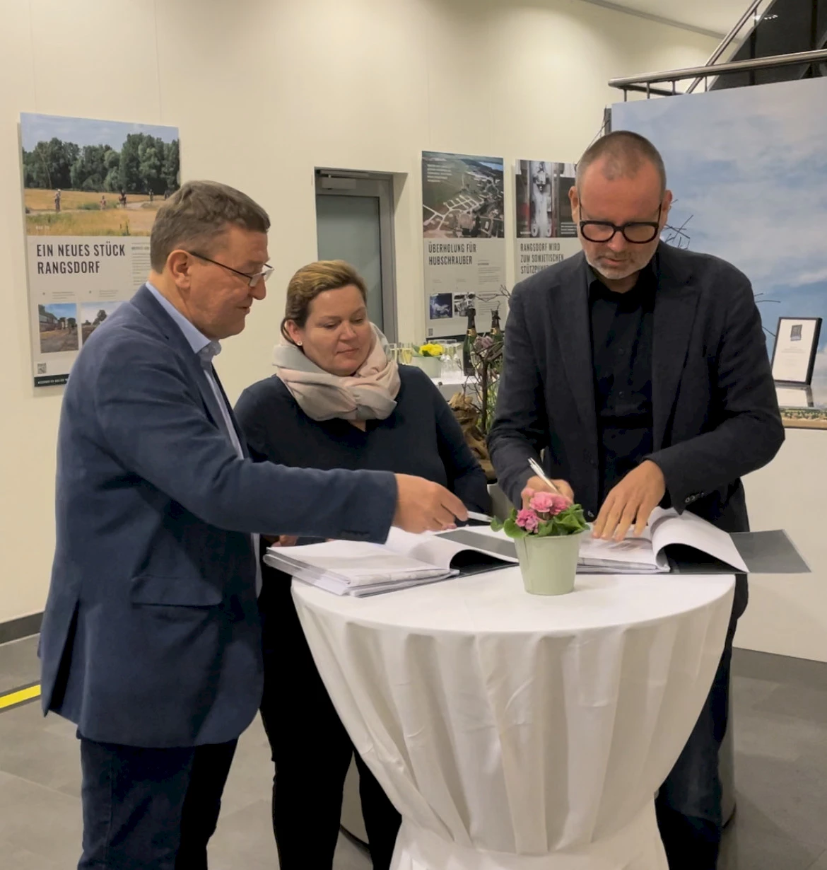 Etappenziel erreicht: St&auml;dtebaulicher Vertrag f&uuml;r BUC-36 unterzeichnet!