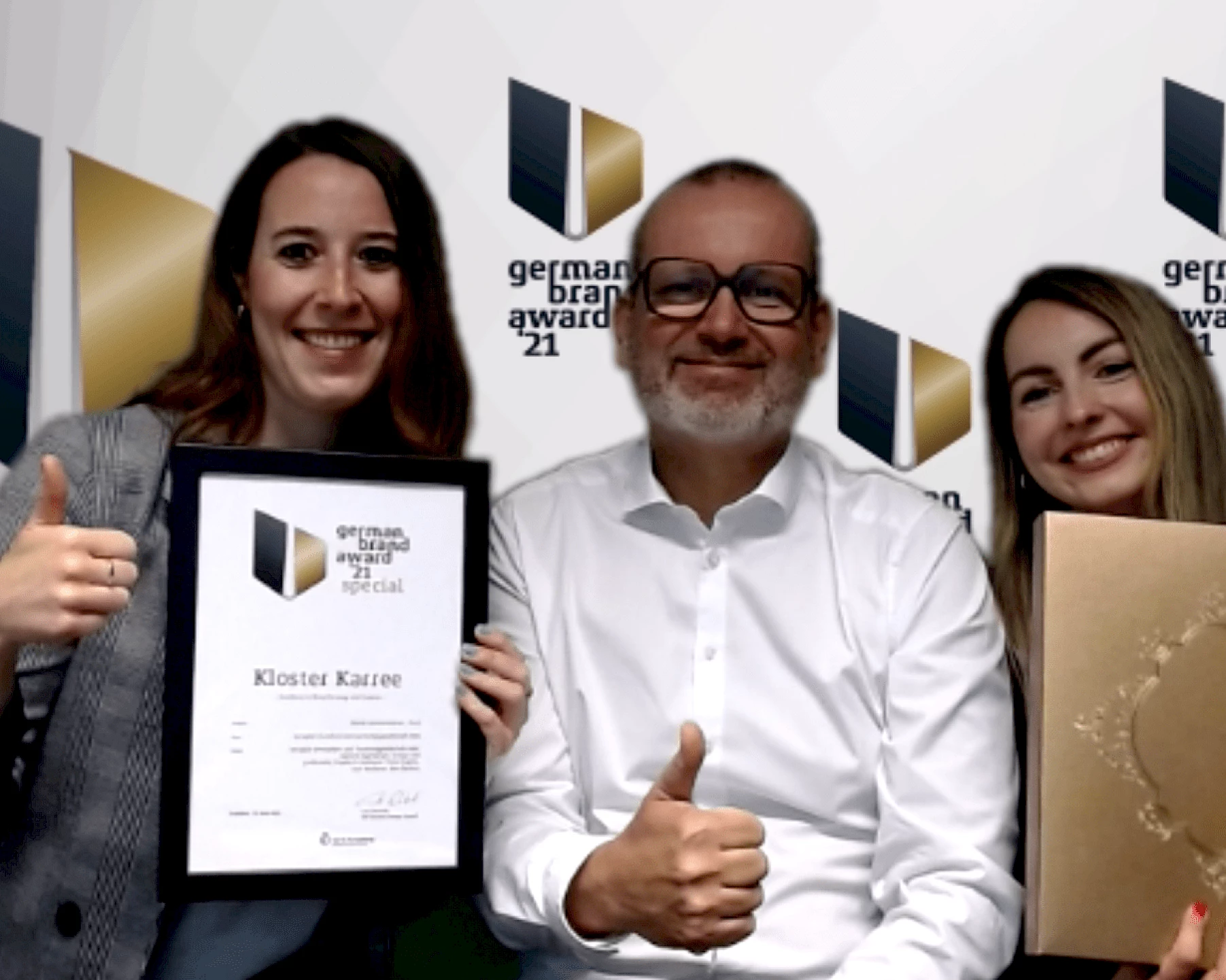Kloster Karree&reg; gewinnt German Brand Award 2021!