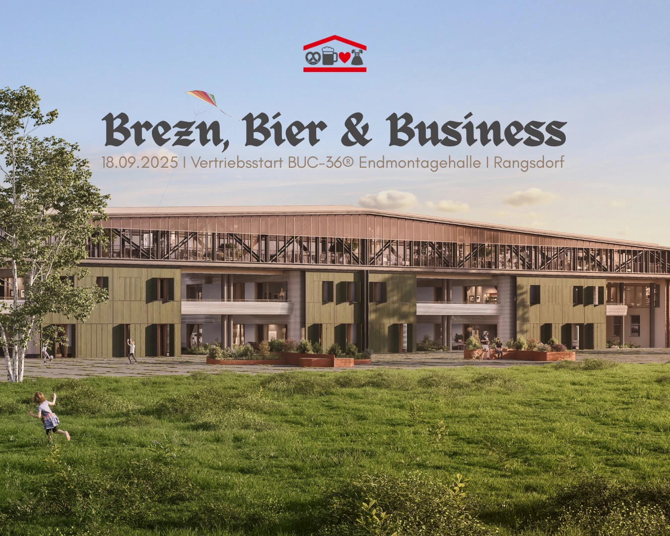 Brezn, Bier und Business &ndash; Vertriebsstart Endmontagehalle BUC-36<sup>&reg;</sup>