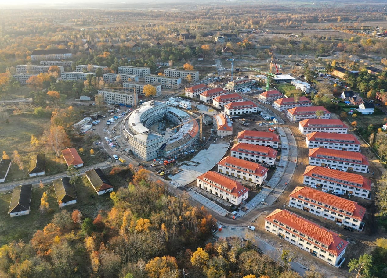 Baufortschritt in der G.O.L.D. Gartenstadt Olympisches Dorf von 1936®