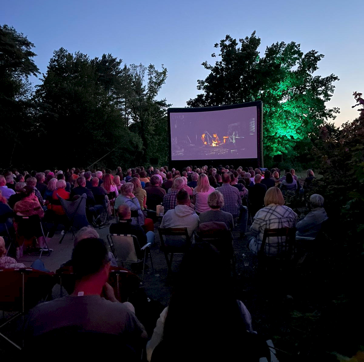 Open Air Kino in Fürstenberg war ein voller Erfolg!